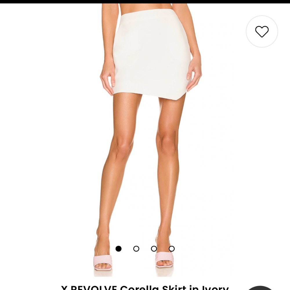 Amanda Uprichard White Mini Skirt